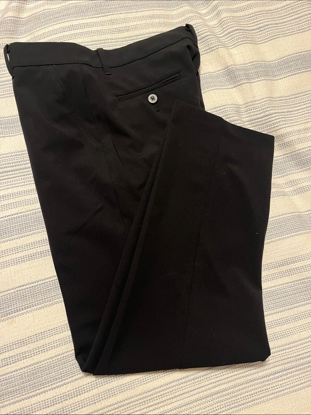 Izod Boys Black Dress Pants - Sleek Tailored Style- Husky